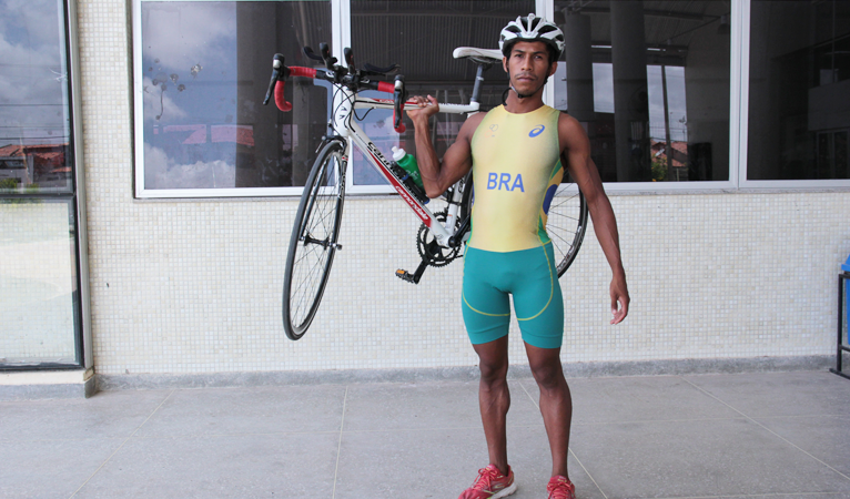 Danilo dos Santos após treino na Rede Cuca Jangurussu