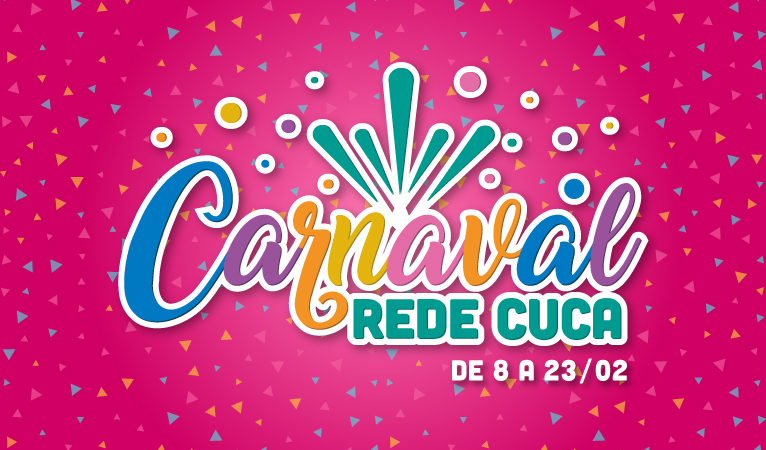 Peça de divulgação carnaval na Rede Cuca