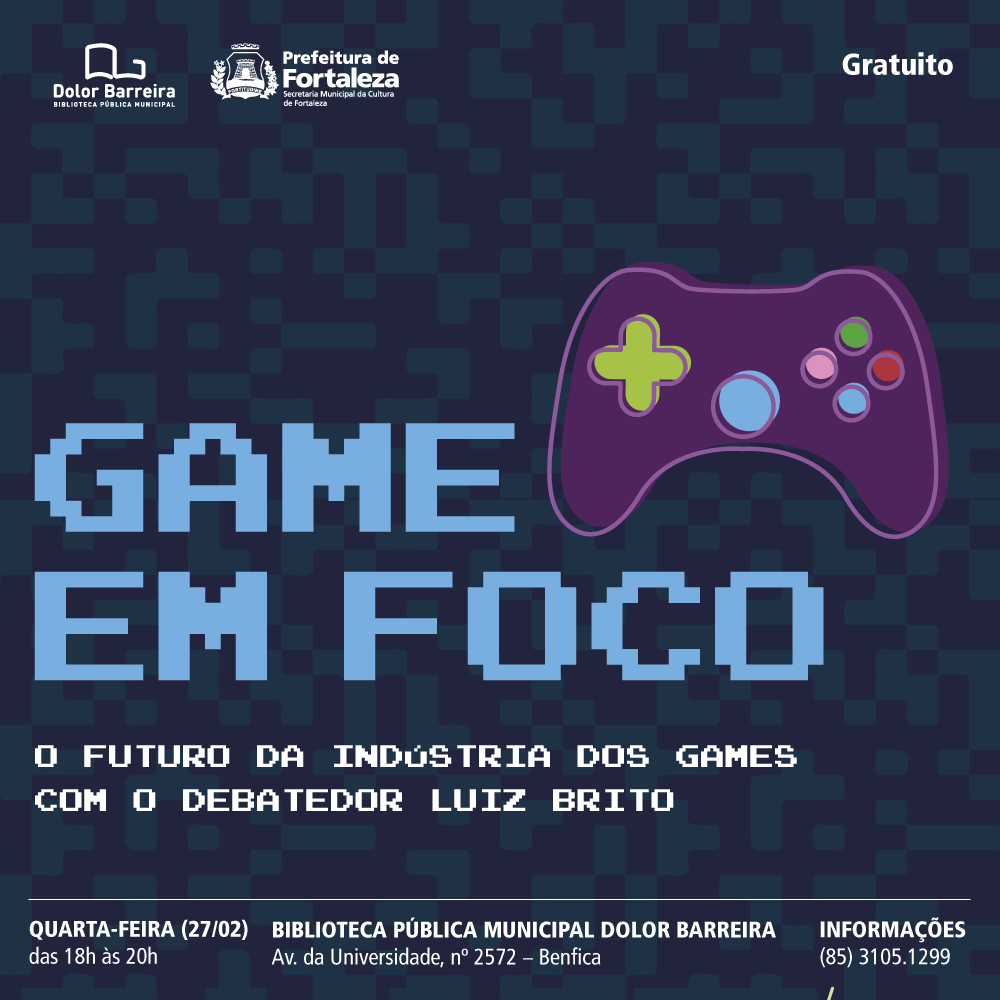 Projeto Game em Foco debate sobre plataformas de jogos online na Biblioteca  Dolor Barreira