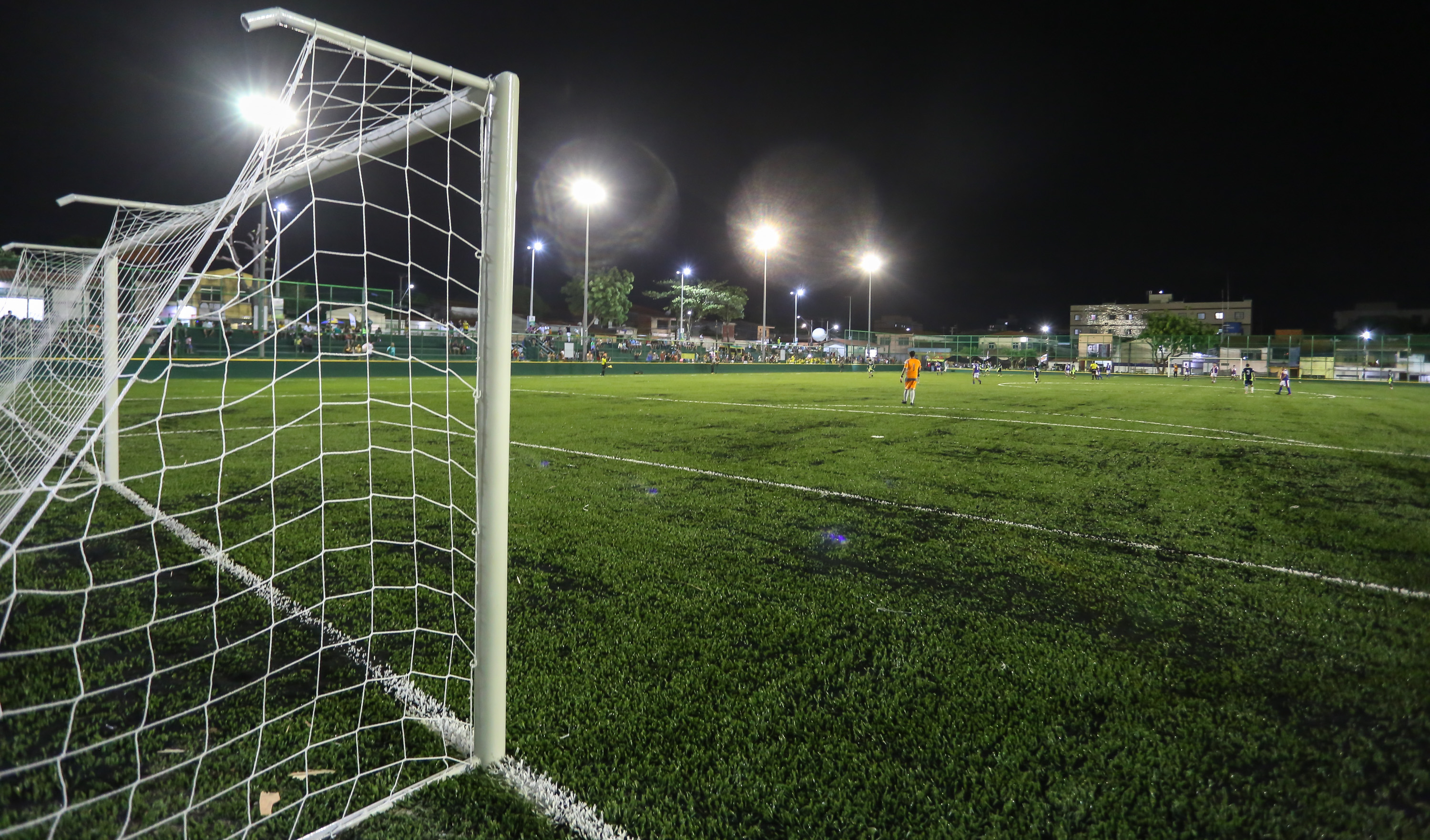 a foto mostra o campo da areninha antony costa