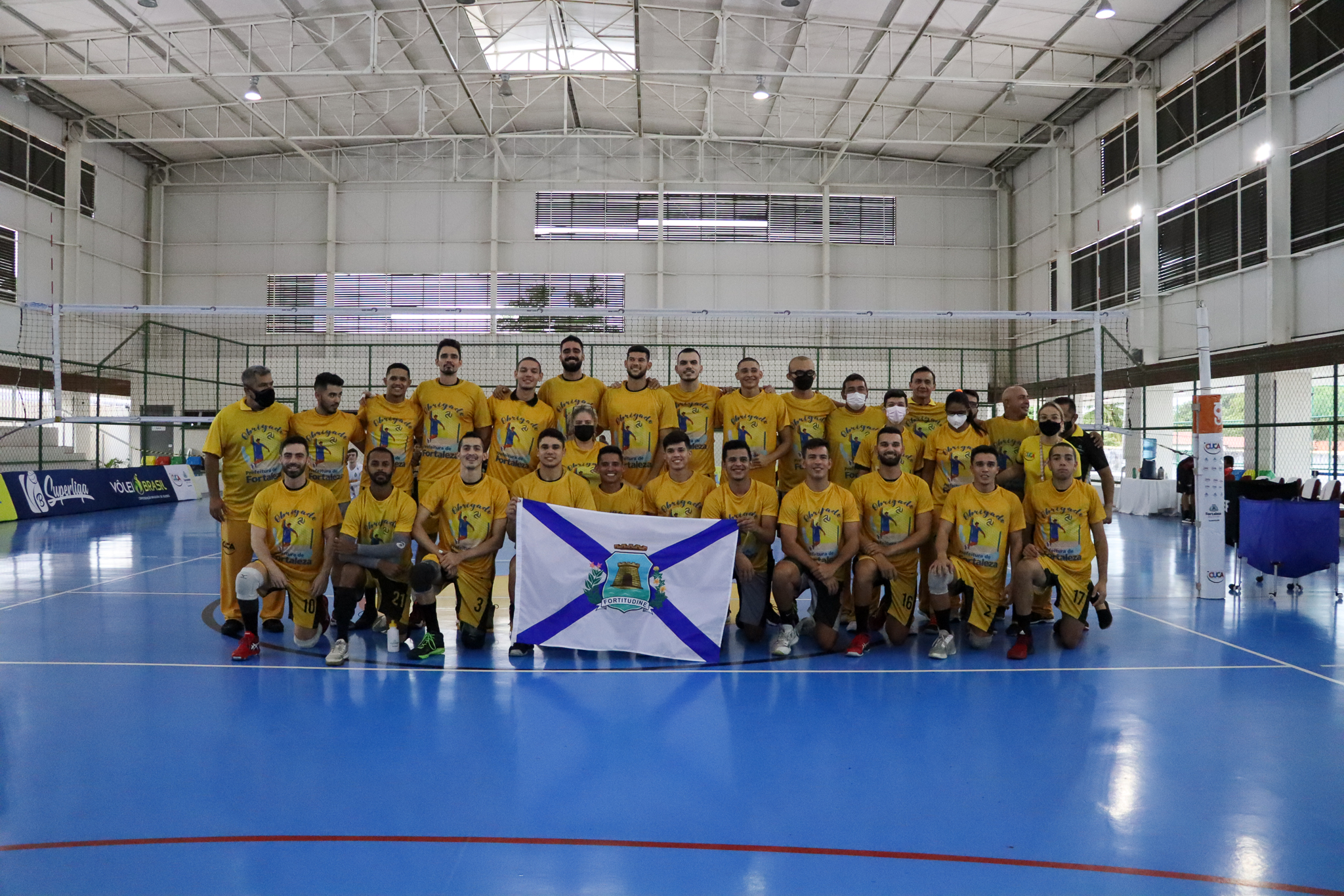 Atletas de vôlei da Rede Cuca