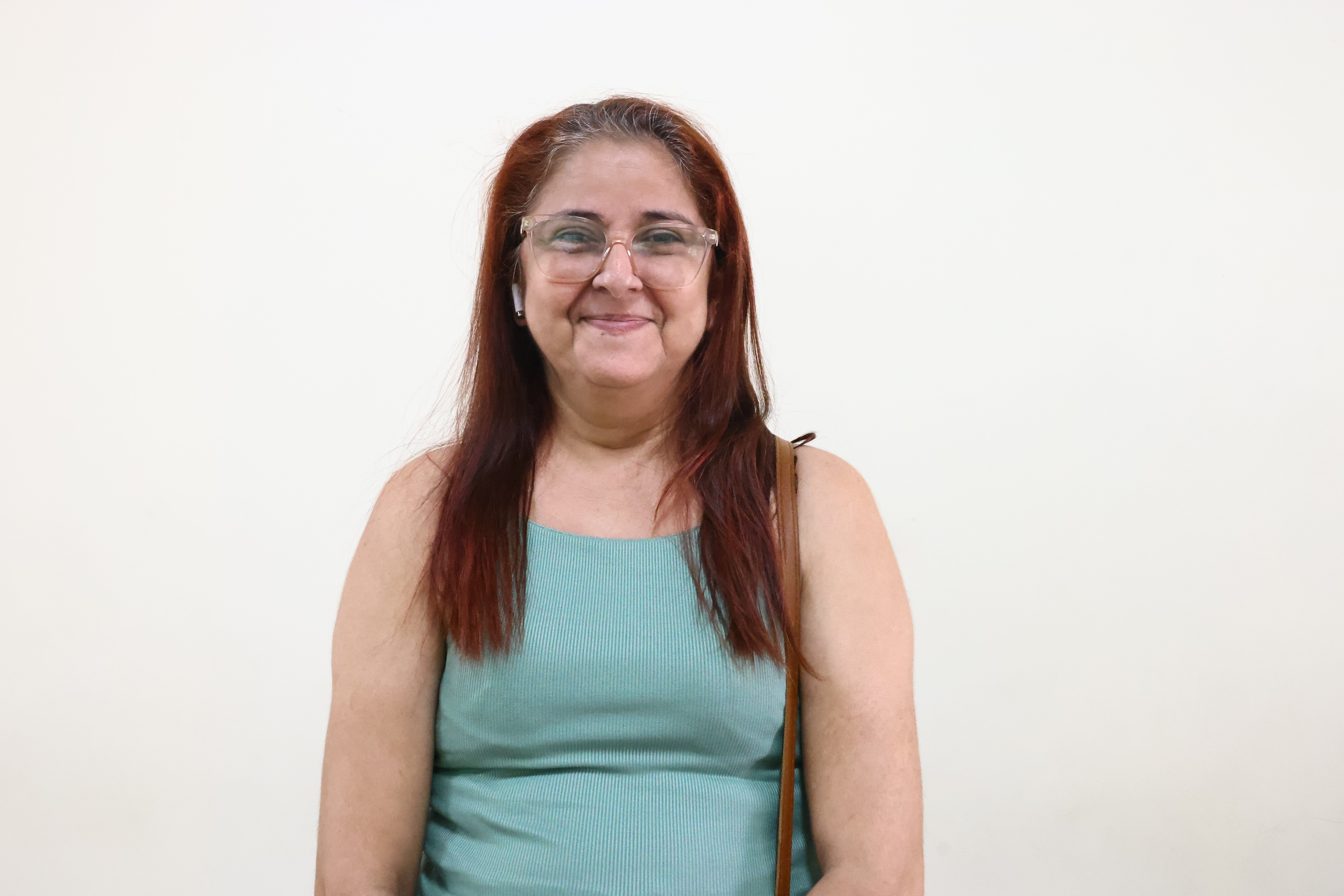 Meireângela Vidal, dona de casa, aproveitou a reabertura do posto para colocar os exames de rotina em dia (Fotos: Marcos Moura)