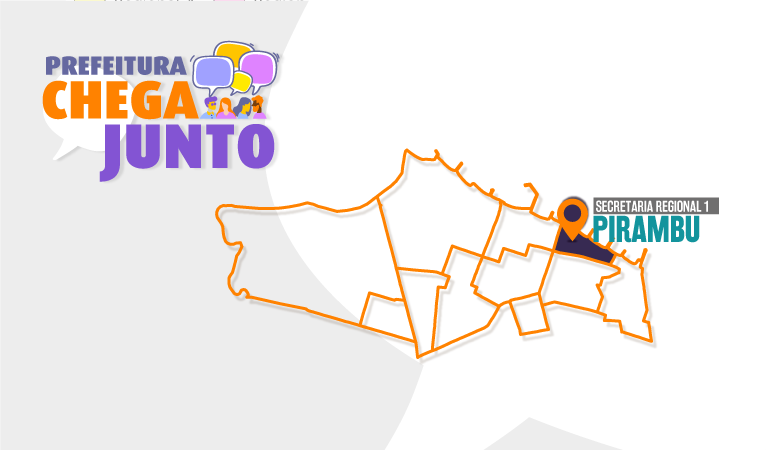 banner com mapa da regional 1