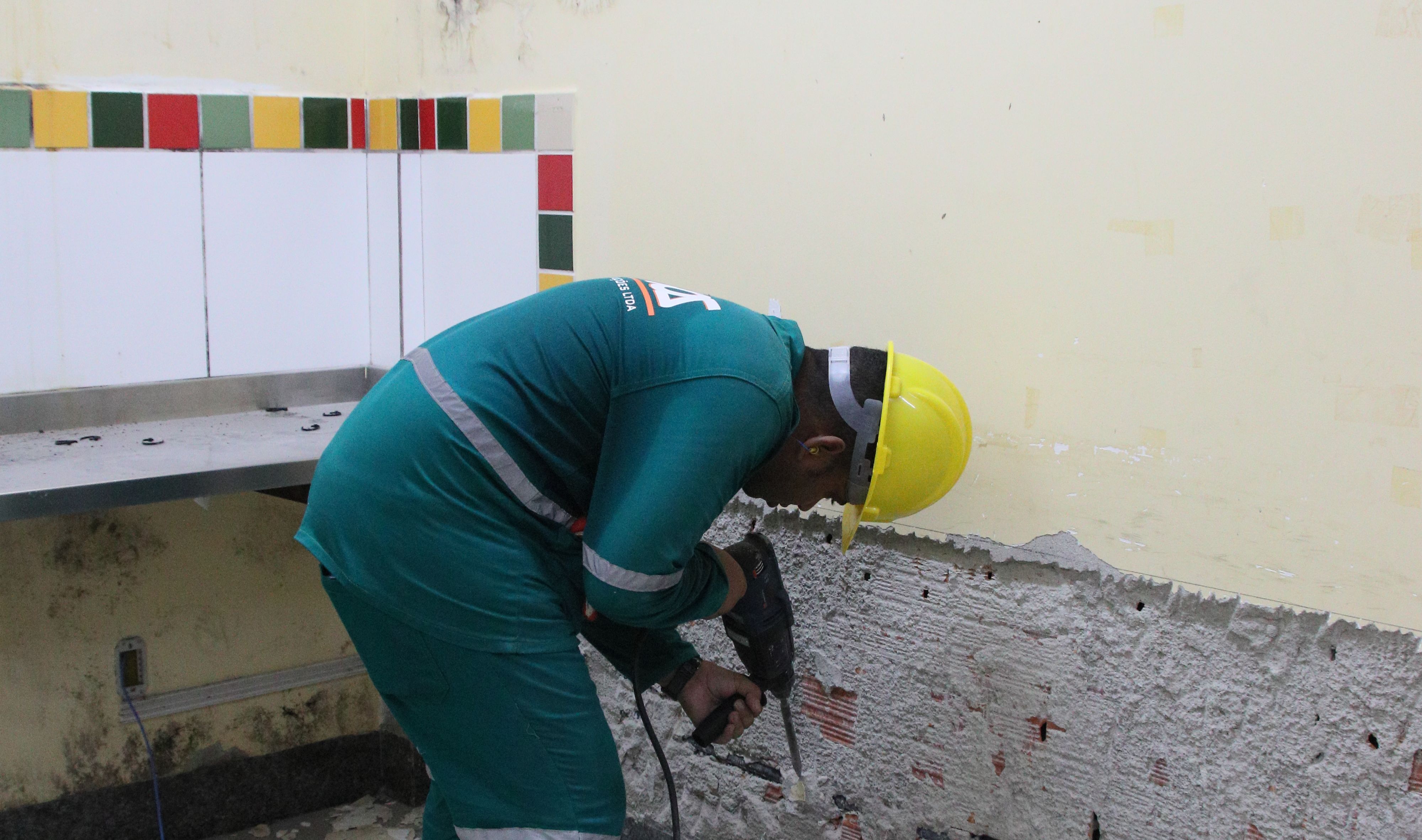 Obras no Posto de Saúde Luís Franklin Pereira, no Coaçu