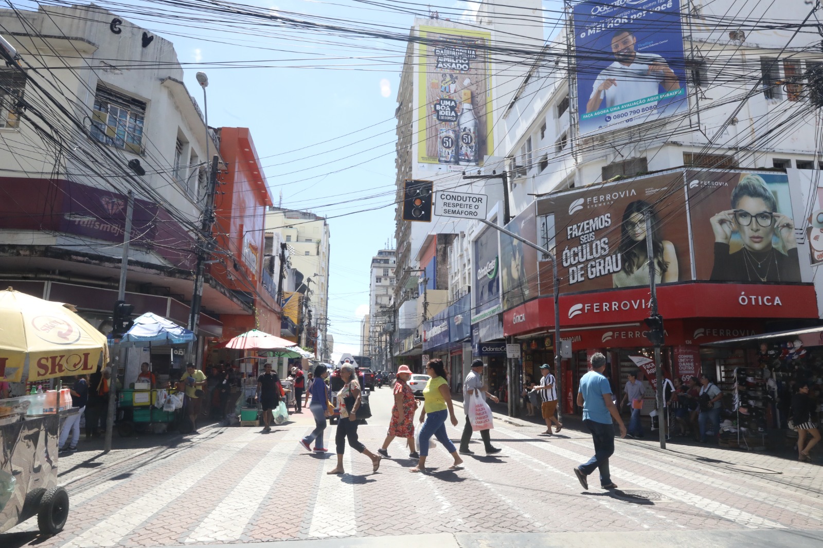 Comércio no Centro de Fortaleza