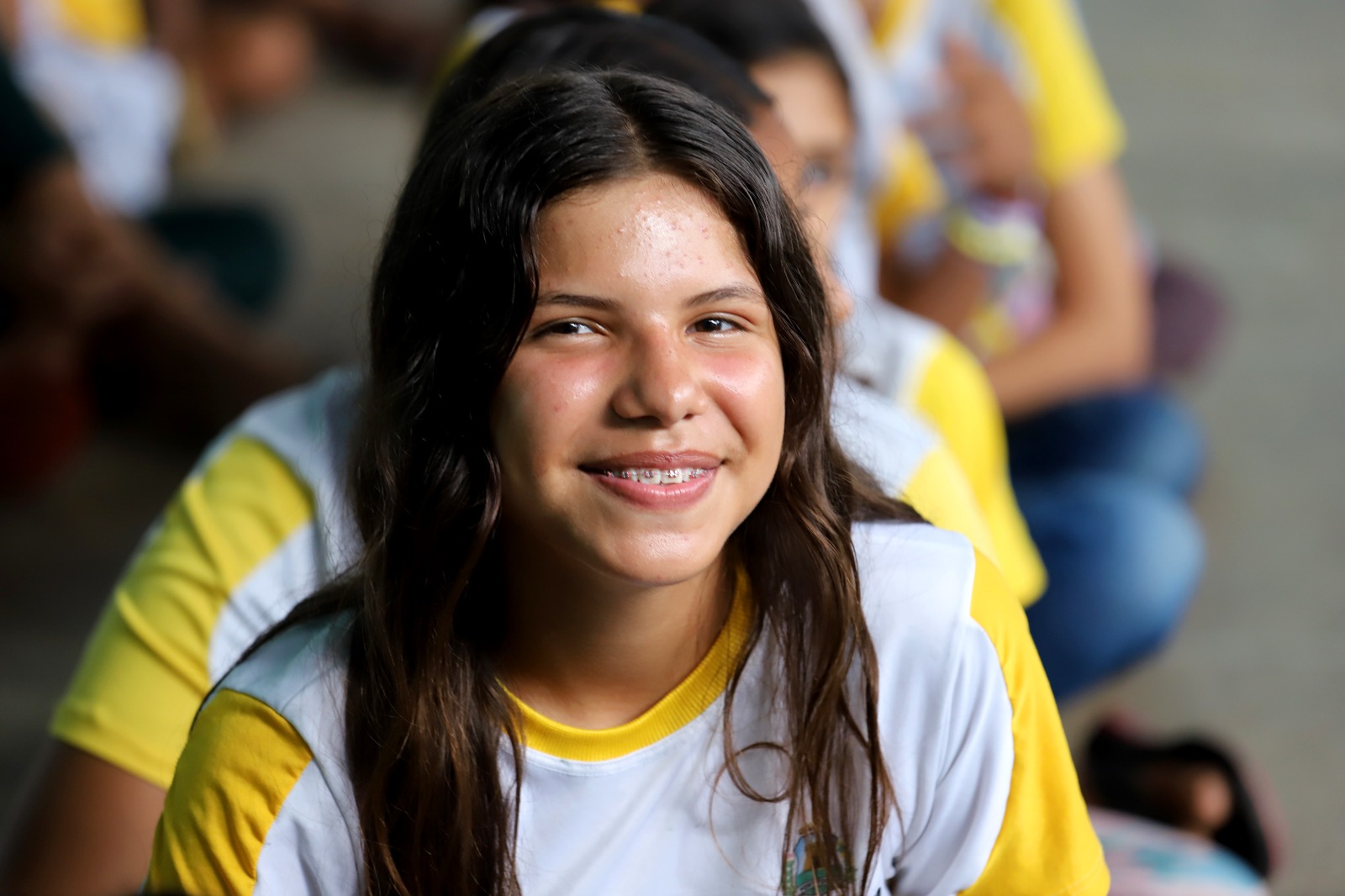 Ana Júlia Alves dos Santos, de 11 anos, realizou a prova do Spaece 2024 Ana Júlia Alves dos Santos, de 11 anos, realizou a prova do Spaece 2024