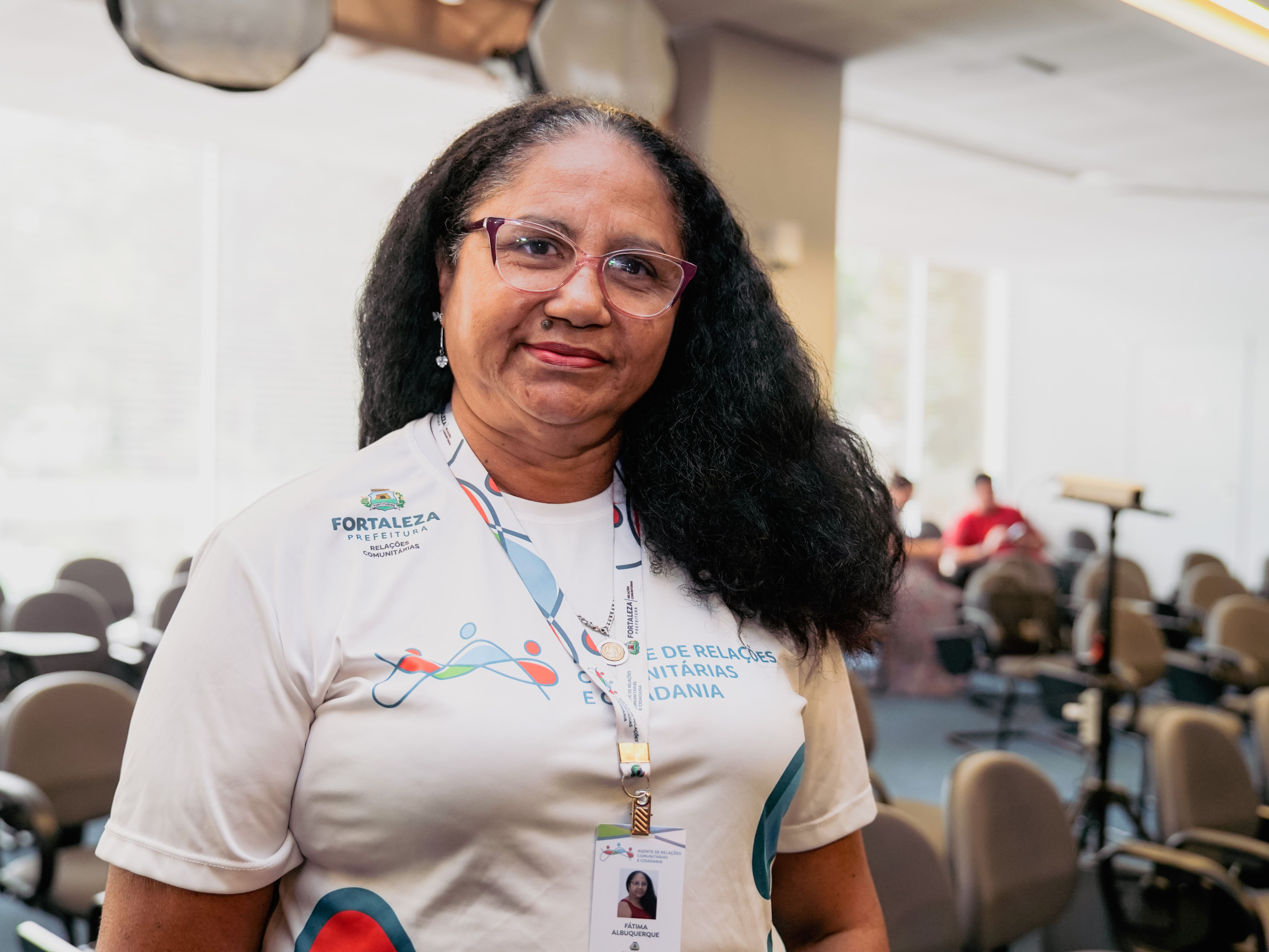Maria de Fátima, representante do Território 20, no bairro Passaré, destacou a importância da participação no Conselho