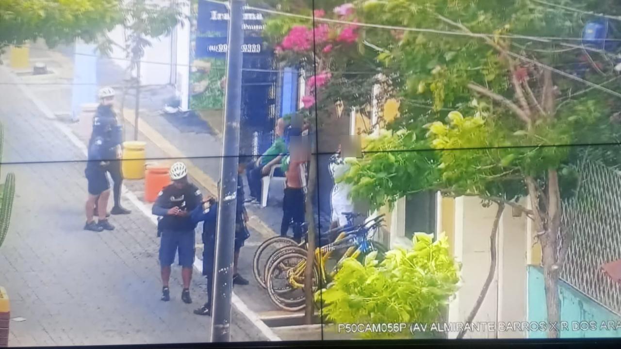 Videomonitoramento de Fortaleza  auxilia na identificação de adolescentes por ato de vandalismo na P