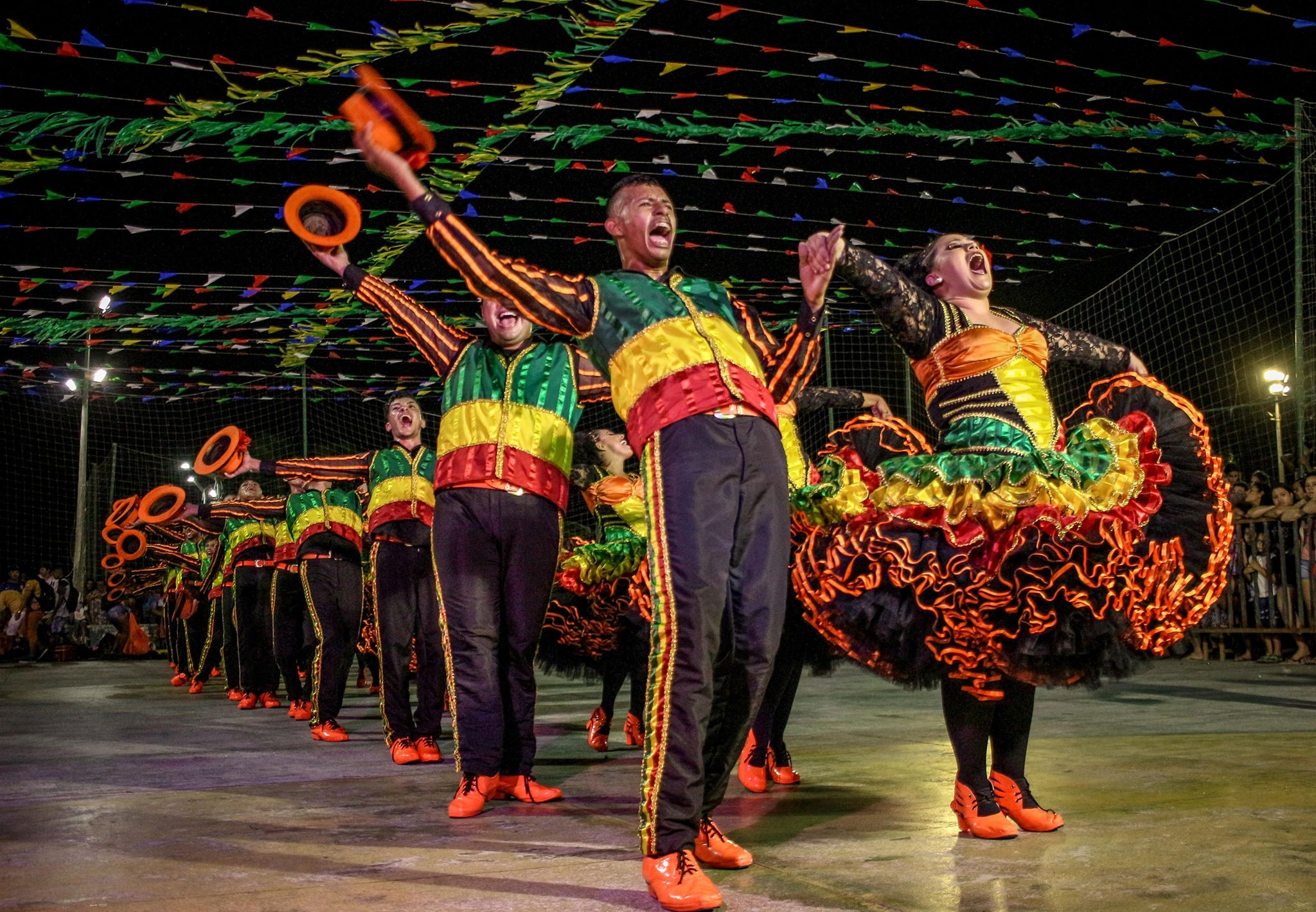 Apresentação de quadrilha junina de Fortaleza