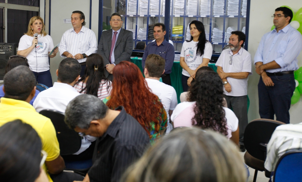 A abertura da Semana do Consumidor ocorreu em solenidade na sede do Procon (Foto: Queiroz Netto)