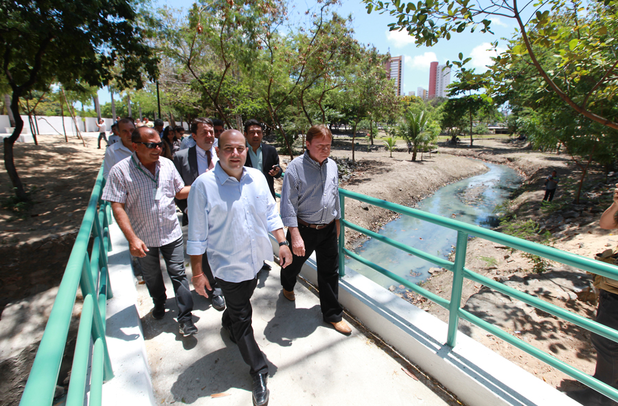 Para o prefeito Roberto Cláudio, é necessário que as pessoas ocupem o espaço de diversas maneiras, para garantir o uso do Parque (Foto: Queiroz Netto)