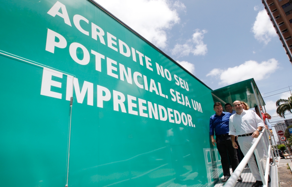O atendimento itinerante é direcionado aos pequenos empreendedores