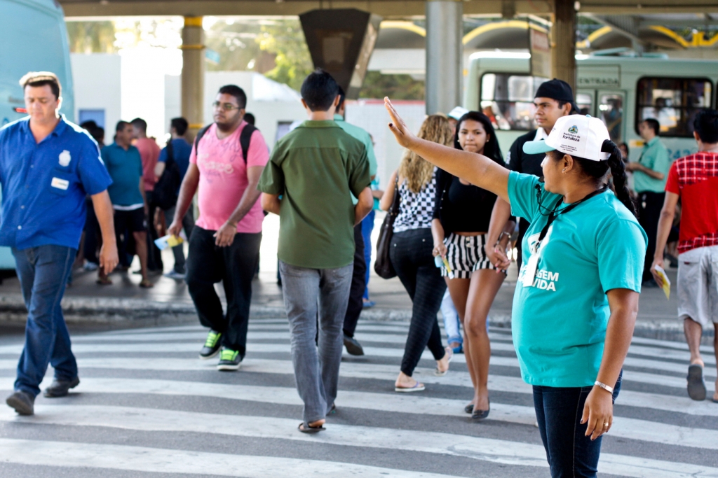 Na atividade, educadores de trânsito farão abordagens com os motoristas e pedestres