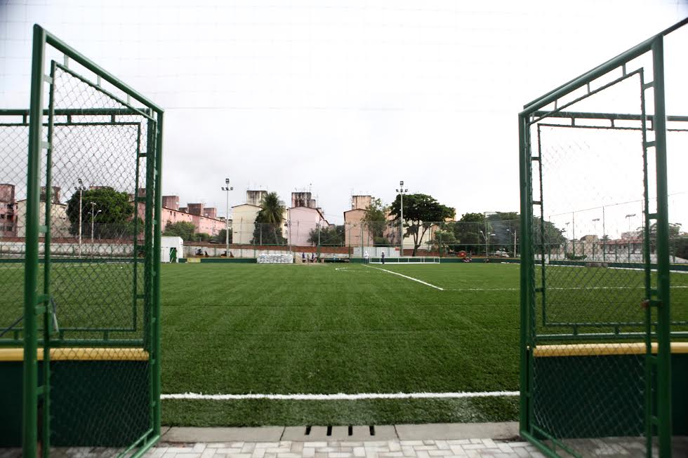 A Areninha Campo do Pici é a quarta entregue pela Prefeitura de Fortaleza (Foto: Kaio Machado)