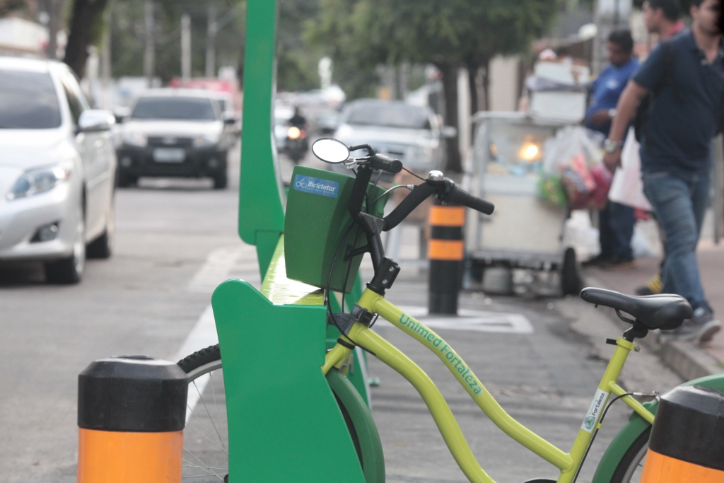 A primeira estação Bicicletar da Regional I será inaugurada na Praça João Pontes do bairro Monte Castelo (Foto: Kaio Machado)