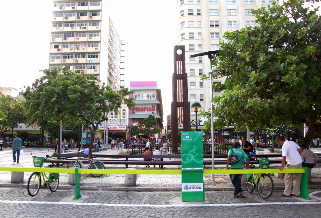 Os ciclistas poderão pedalar pelo Centro, tendo o tradicional relógio e vários pontos históricos da Capital como plano de fundo (Foto: Thiago Gaspar)