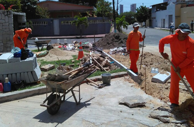 Nos próximos dias, serão realizadas as ações para o novo pavimento, recapeamento e sinalização nas vias principais e secundárias