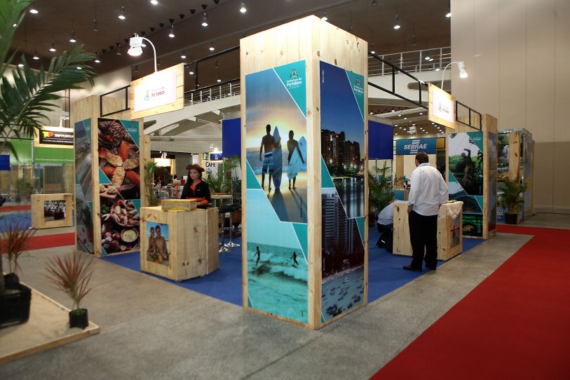 A Prefeitura de Fortaleza participa do evento com um estande, divulgando destinos e produtos da capital