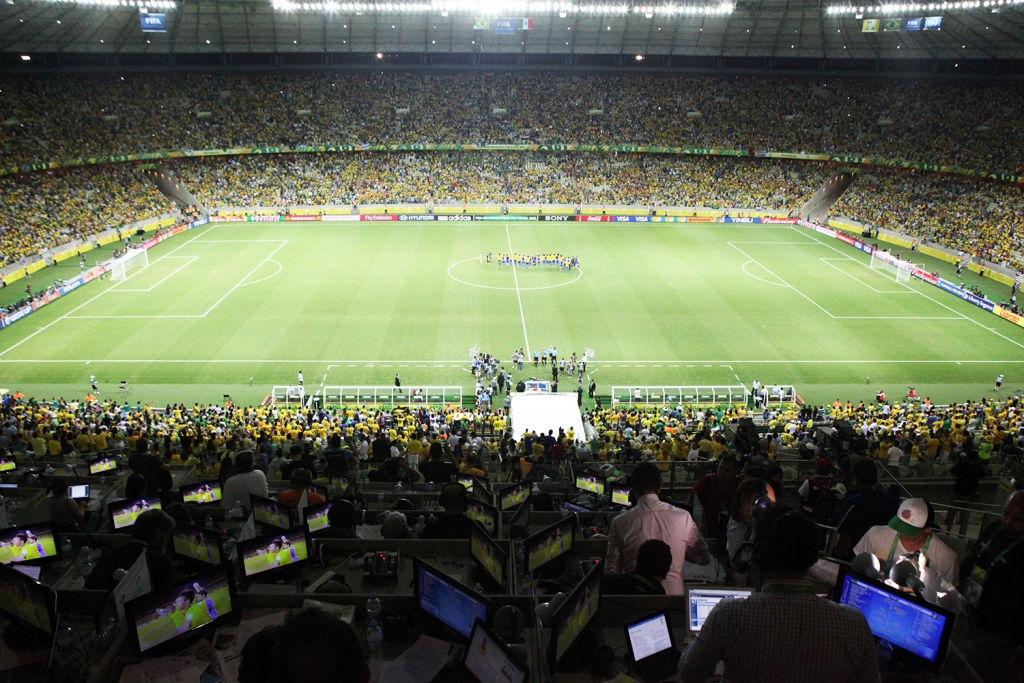 O Castelão é um dos 12 estádios da Copa do Mundo (Foto: Marcos Moura)