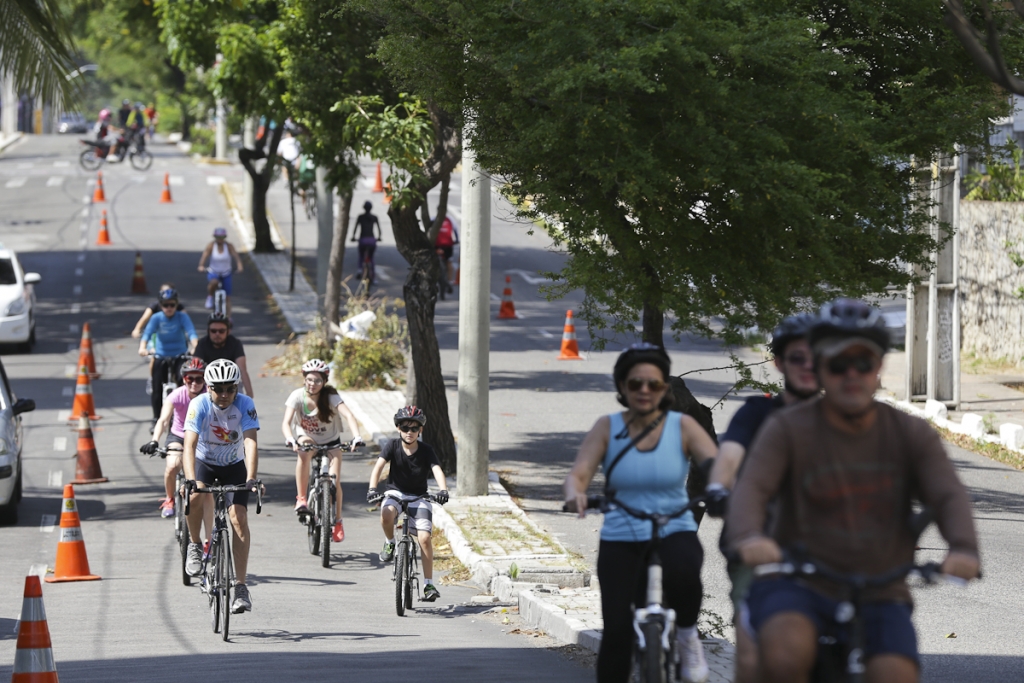 Ciclofaixa de Lazer tem se notabilizado como opção de lazer seguro para todas as idades e deslocamento cicloviário aos domingos