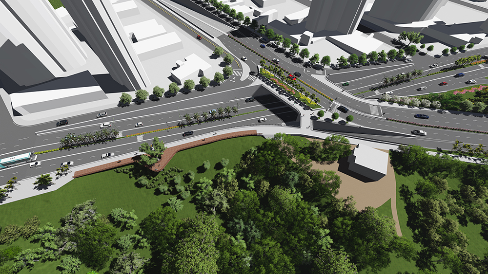 As obras fazem parte do plano da Prefeitura de implantação de 130 quilômetros de corredores expressos de ônibus