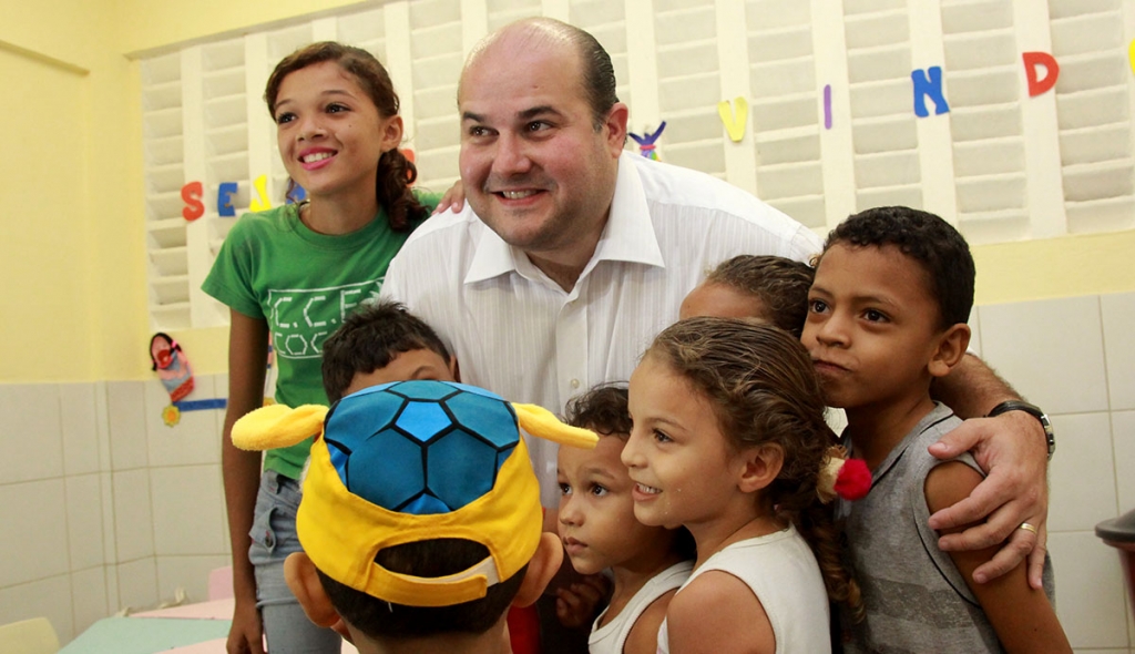 Durante a inauguração, o prefeito destacou o maior conjunto de investimentos destinados à educação de Fortaleza até hoje, no valor de R$ 650 milhões