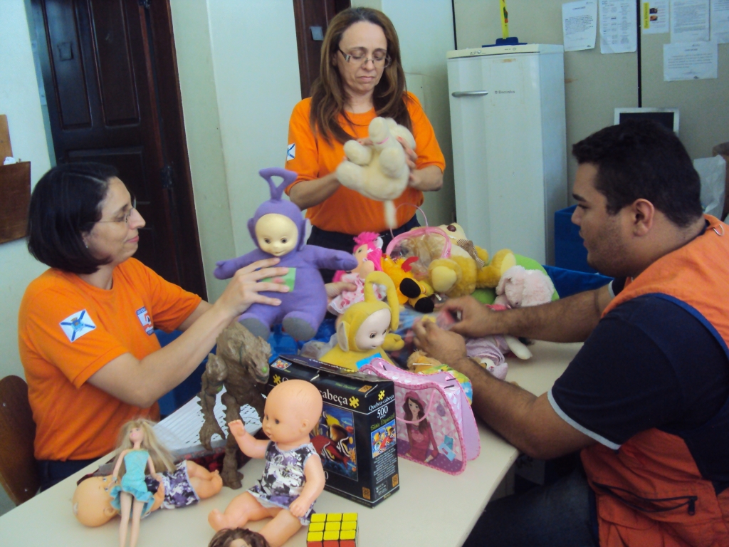 Os brinquedos serão entregues às entidades beneficiadas no próximo dia 8 de outubro