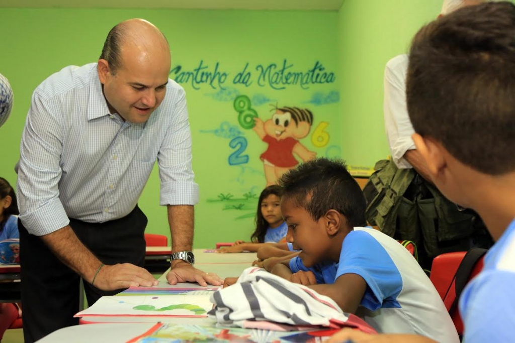 A escola, no bairro Bom Jardim, deve receber, aproximadamente, 140 crianças (Foto: Marcos Moura)