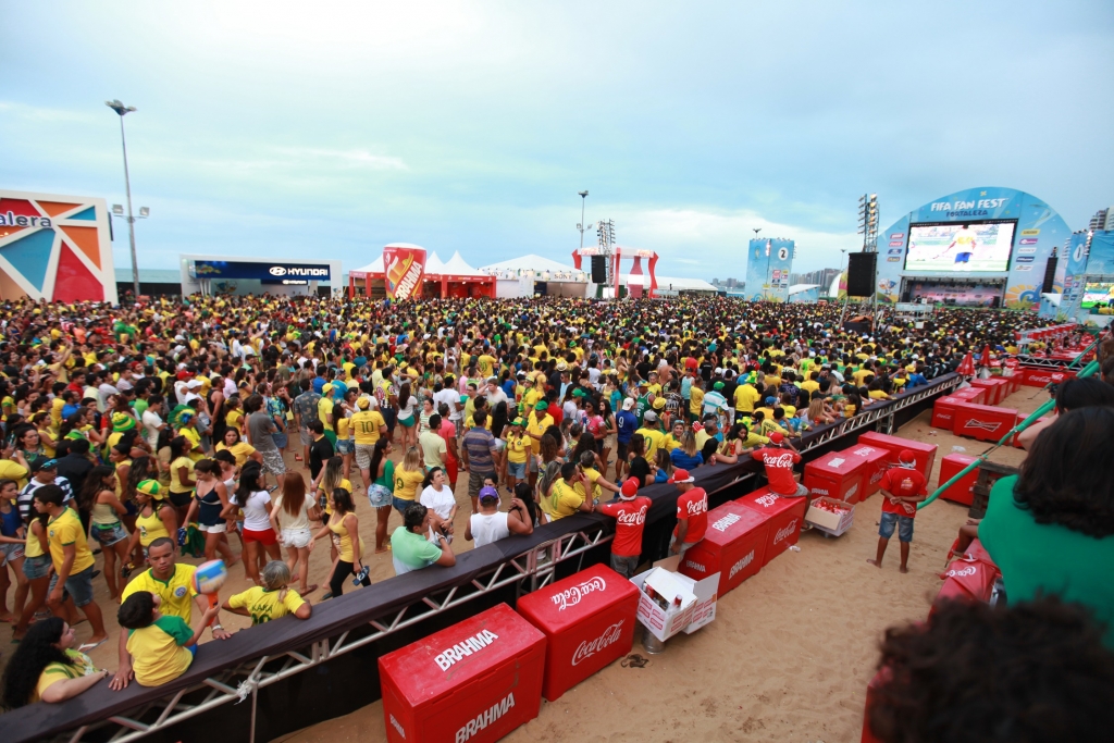 Até o jogo de terça-feira (08/07), entre Brasil e Alemanha, passaram pela Arena quase 700 mil torcedores (Foto: Queiroz Netto)