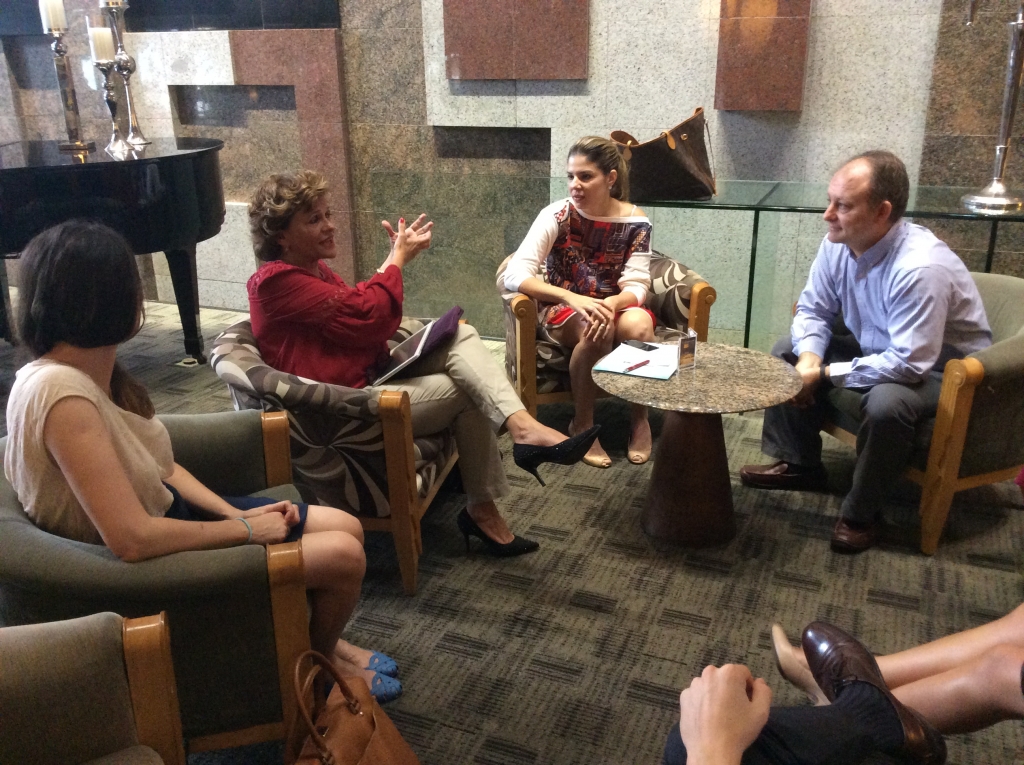 Os técnicos do BID também fizeram visita à Secretaria Regional V, onde conheceram os integrantes do grupo de trabalho do Programa