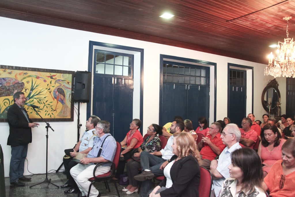 Cláudio Ricardo, titular da Secretaria de Trabalho, Desenvolvimento Social e Combate à Fome (Setra) participou da cerimônia. (Foto: Thiago Gaspar)