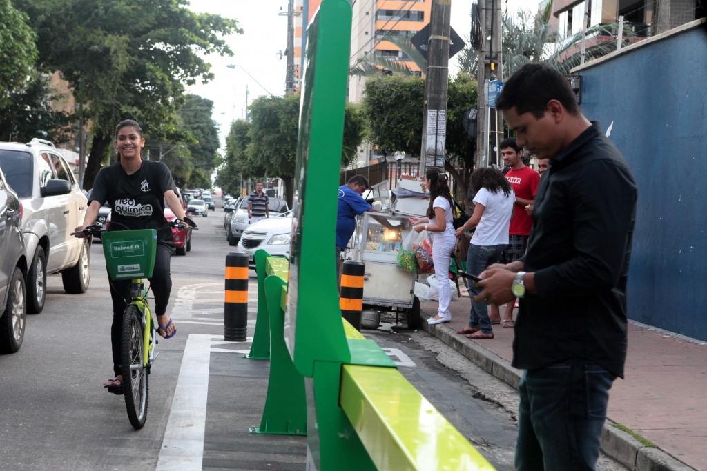 Até março deste ano, serão 40 estações, com um total de 400 bicicletas na cidade (Foto: Kaio Machado)