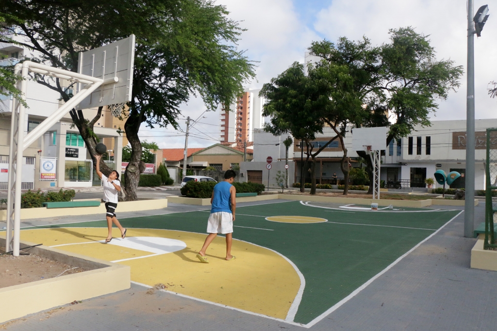 O equipamento é palco de vários eventos e ponto de diversão e socialização para adultos e crianças (Foto: Kaio Machado)