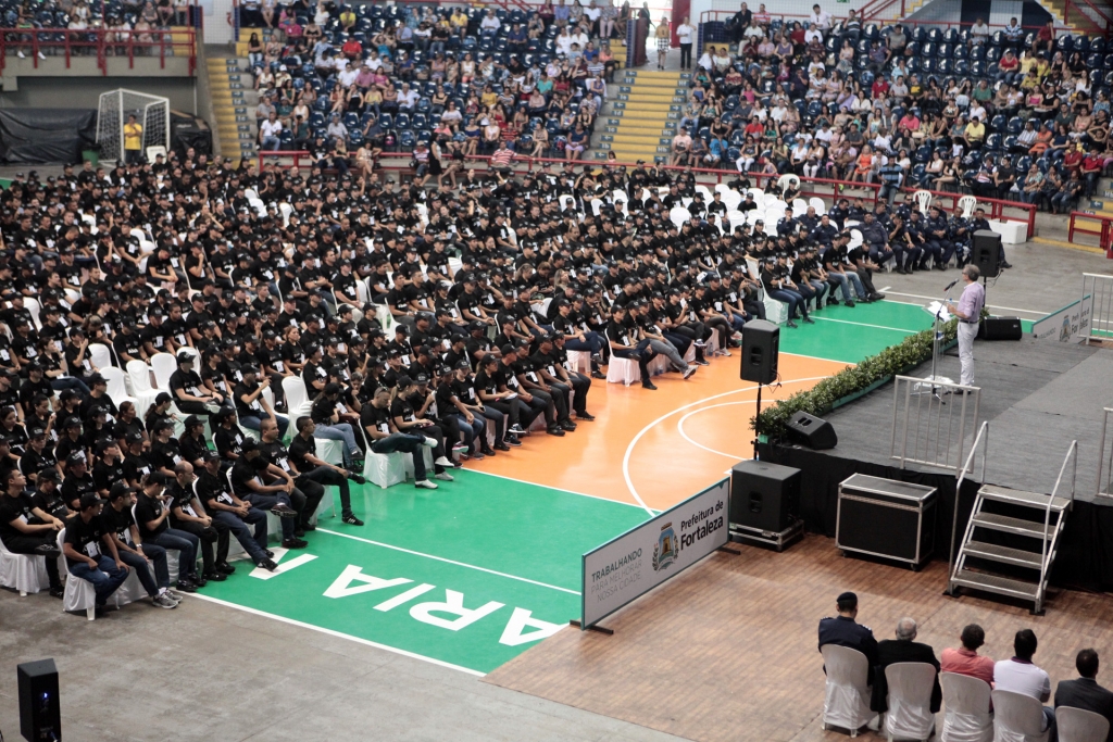 A aula inaugural contou com presença dos mais de 700 candidatos (Foto: Kaio Machado)