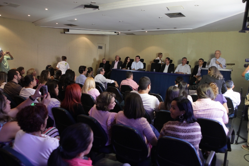 Durante o evento foi abordado o tema Mercado de Trabalho no Brasil e no Ceará e a estruturação do Sistema Único de Trabalho (Foto: Kaio Machado)