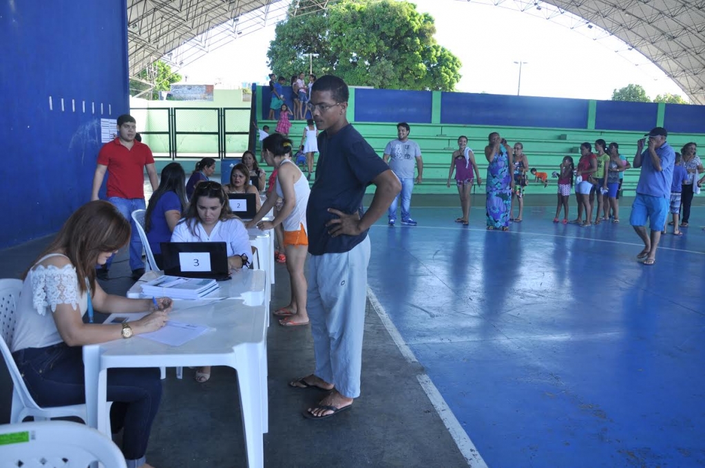 120 pessoas participaram da votação no Centro Poliesportivo da Parangaba