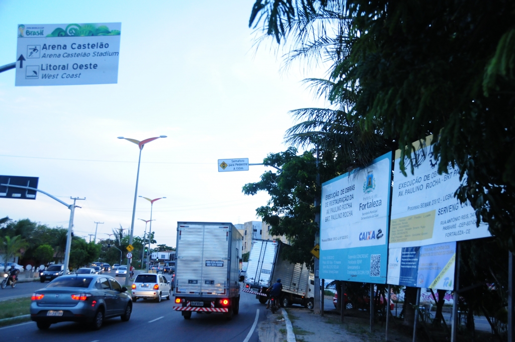 A intervenção acontecerá no sentido leste-oeste da via, entre as ruas Tenente Tito Barros e Cel. Zacarias França (Foto: Nely Rosa)