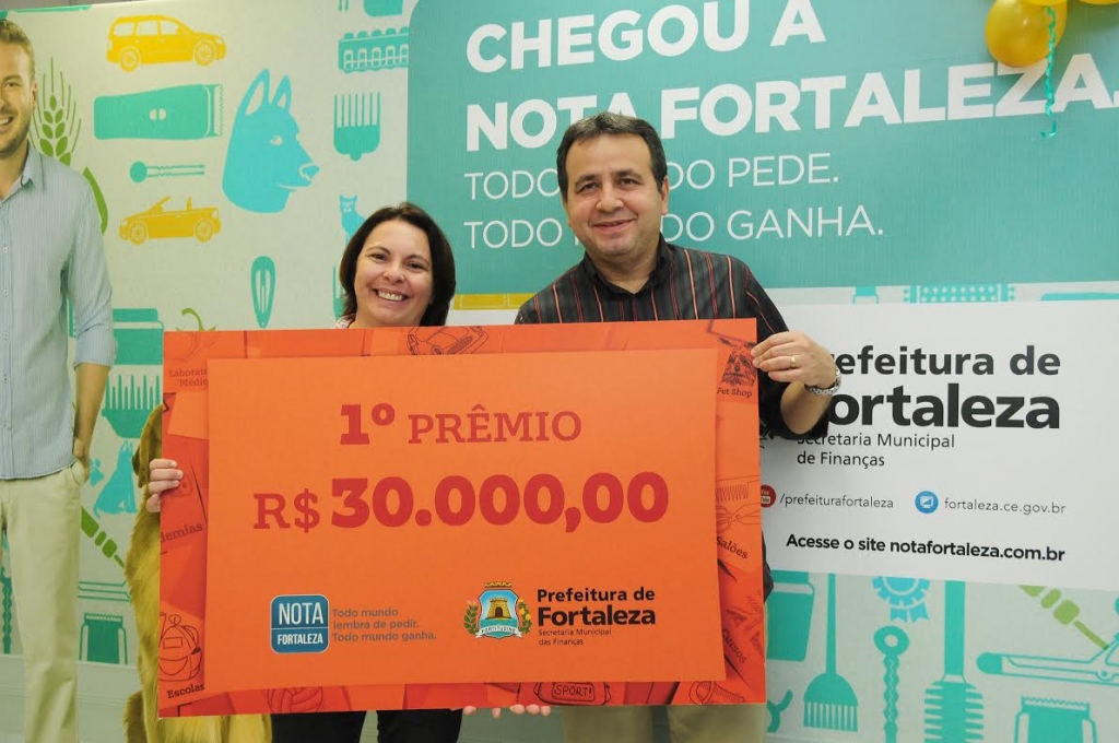 Nesse período, o Nota Fortaleza realizou 22 sorteios e distribuiu 3.900 prêmios