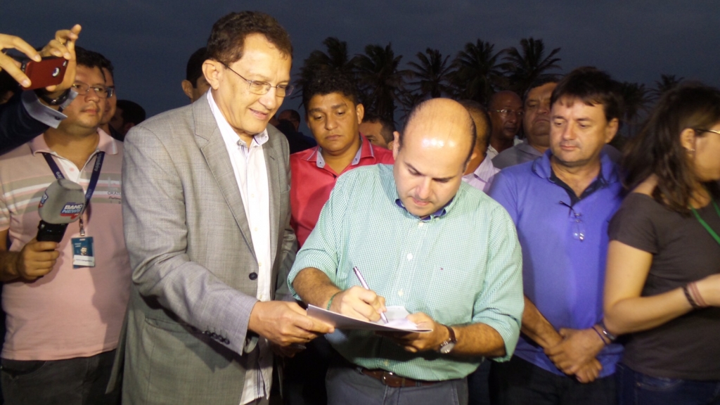 De acordo com o prefeito Roberto Cláudio, a previsão é que o novo espaço seja entregue no primeiro semestre de 2016 (Foto: Nely Rosa)