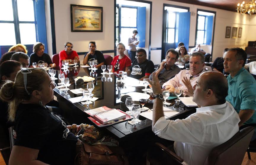 O Prefeito destacou as várias conquistas da categoria nos últimos três anos (Foto: Marcos Moura)