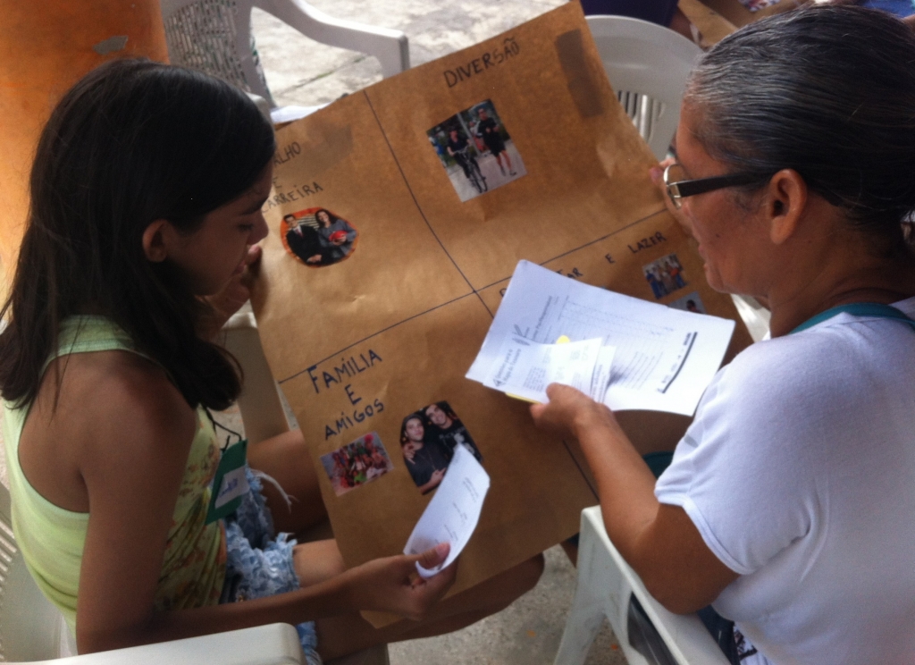 Os encontros são norteadores para as famílias, criando assim, fatores de proteção