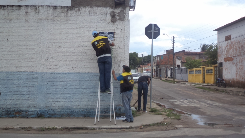 Ao todo serão fixadas 948 placas no bairro, distribuídas em 100 ruas